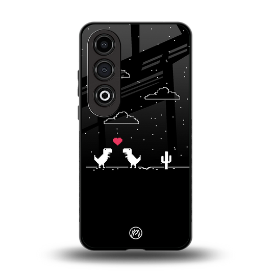 t-rex back phone cover | glass case for oneplus nord ce 4