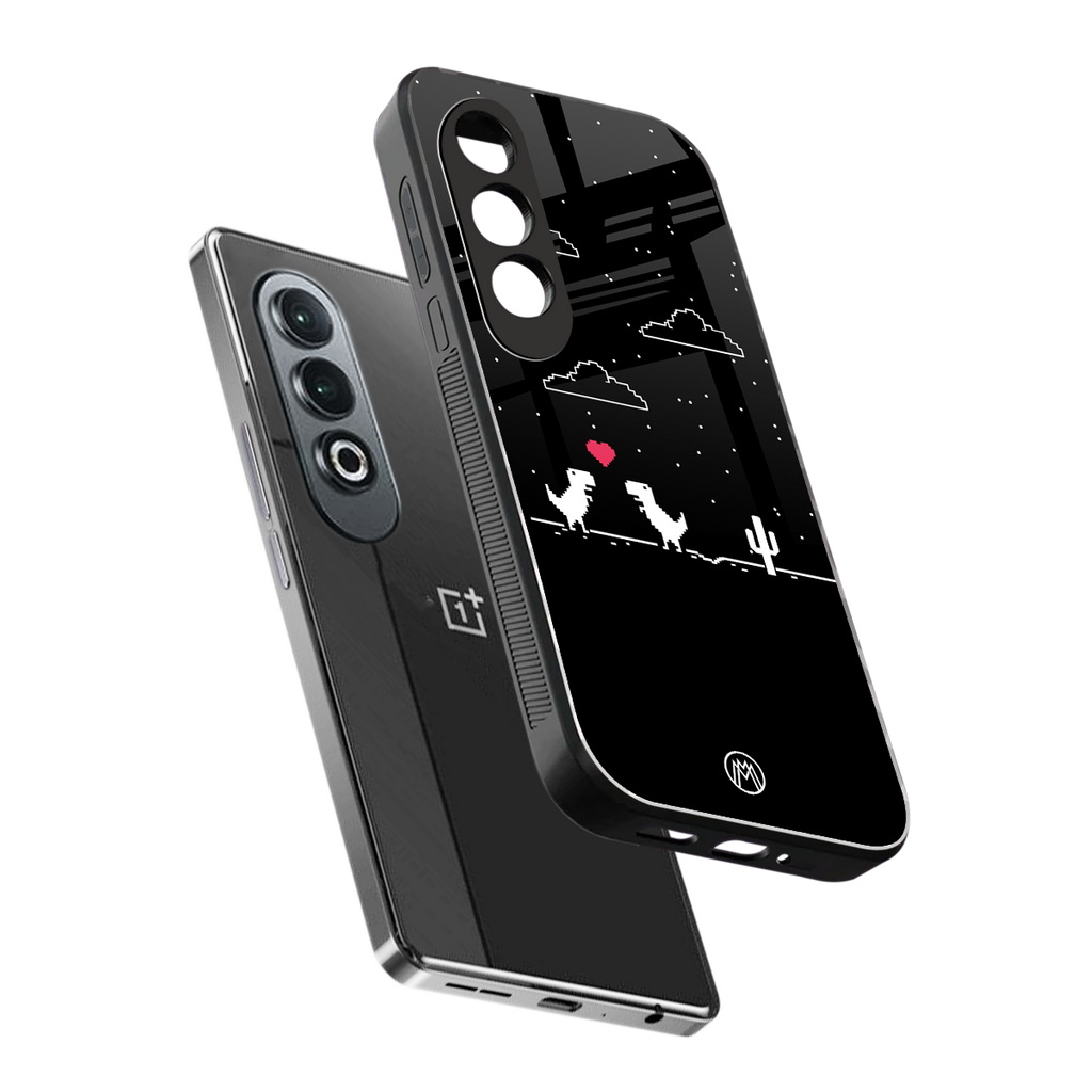 t-rex back phone cover | glass case for oneplus nord ce 4