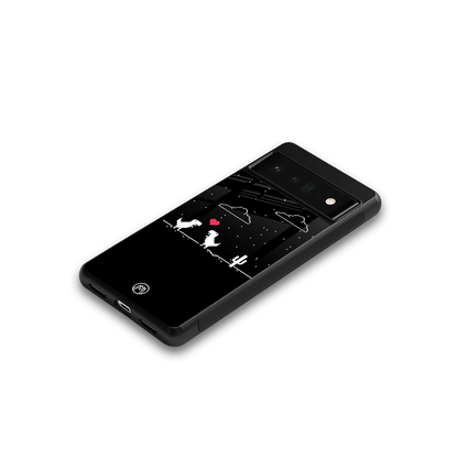t-rex back phone cover | glass case for google pixel 6 pro