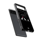t-rex back phone cover | glass case for Google Pixel 6A