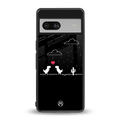 t-rex back phone cover | glass case for Google Pixel 7A