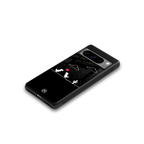 t-rex back phone cover | glass case for google pixel 8 pro