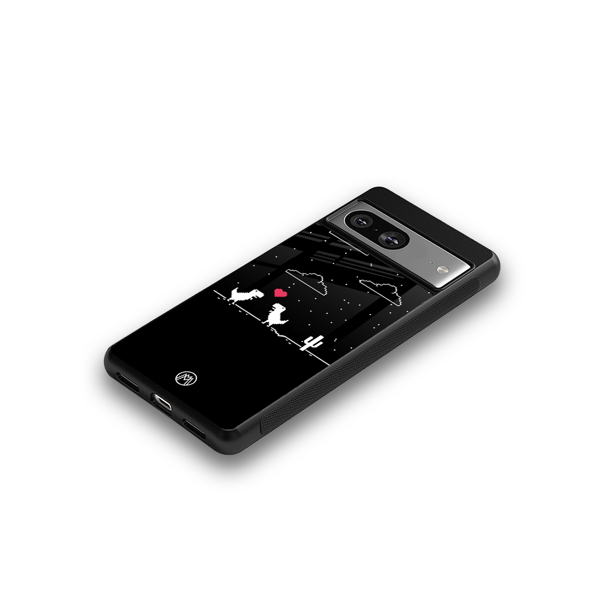 t-rex back phone cover | glass case for Google Pixel 8