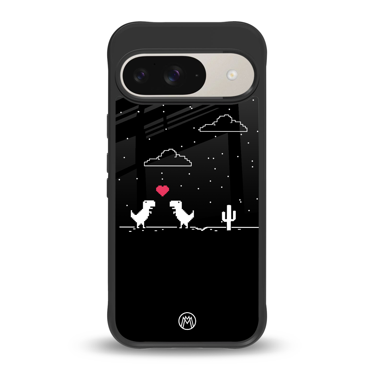 t-rex back phone cover | glass case for google pixel 9
