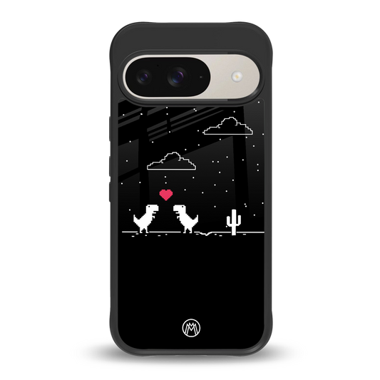 t-rex back phone cover | glass case for google pixel 9