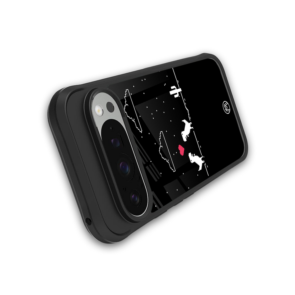 t-rex back phone cover | glass case for google pixel 9 pro