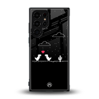 t-rex back phone cover | glass case for samsung galaxy s23 ultra