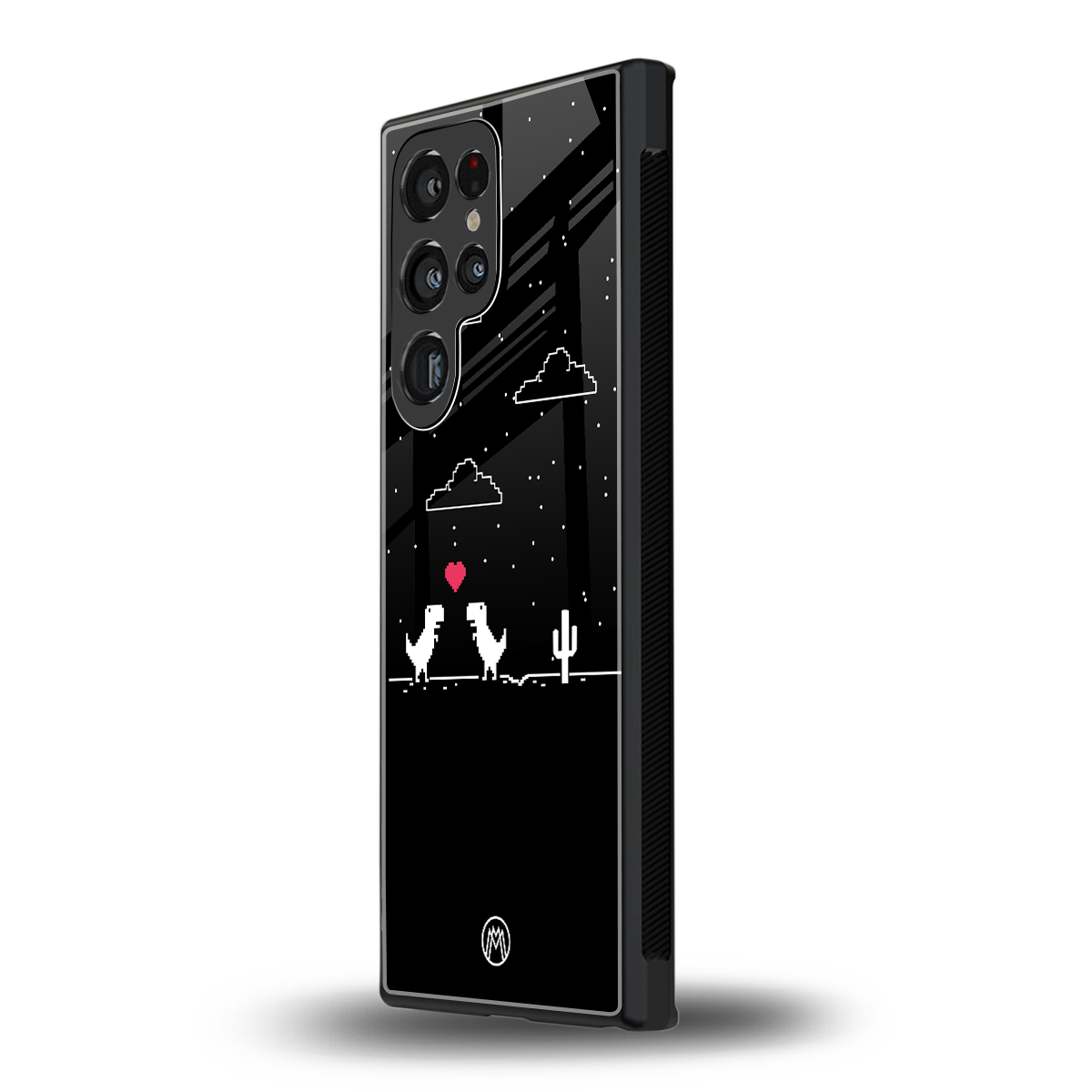 t-rex back phone cover | glass case for samsung galaxy s23 ultra