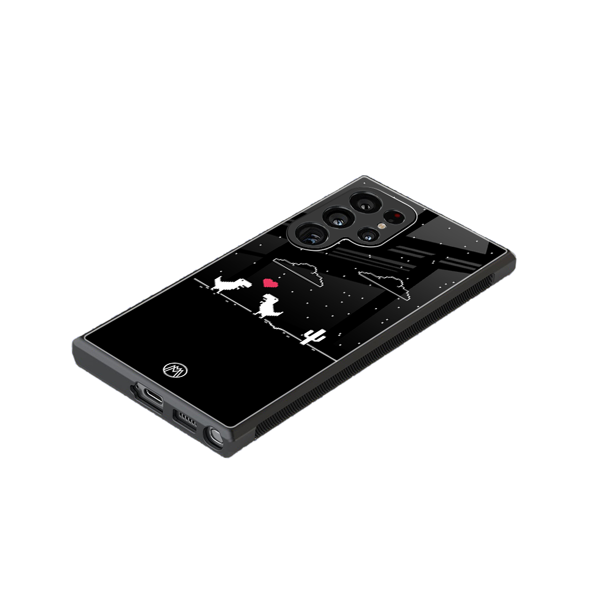 t-rex back phone cover | glass case for samsung galaxy s23 ultra