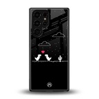 t-rex back phone cover | glass case for samsung galaxy s25 ultra
