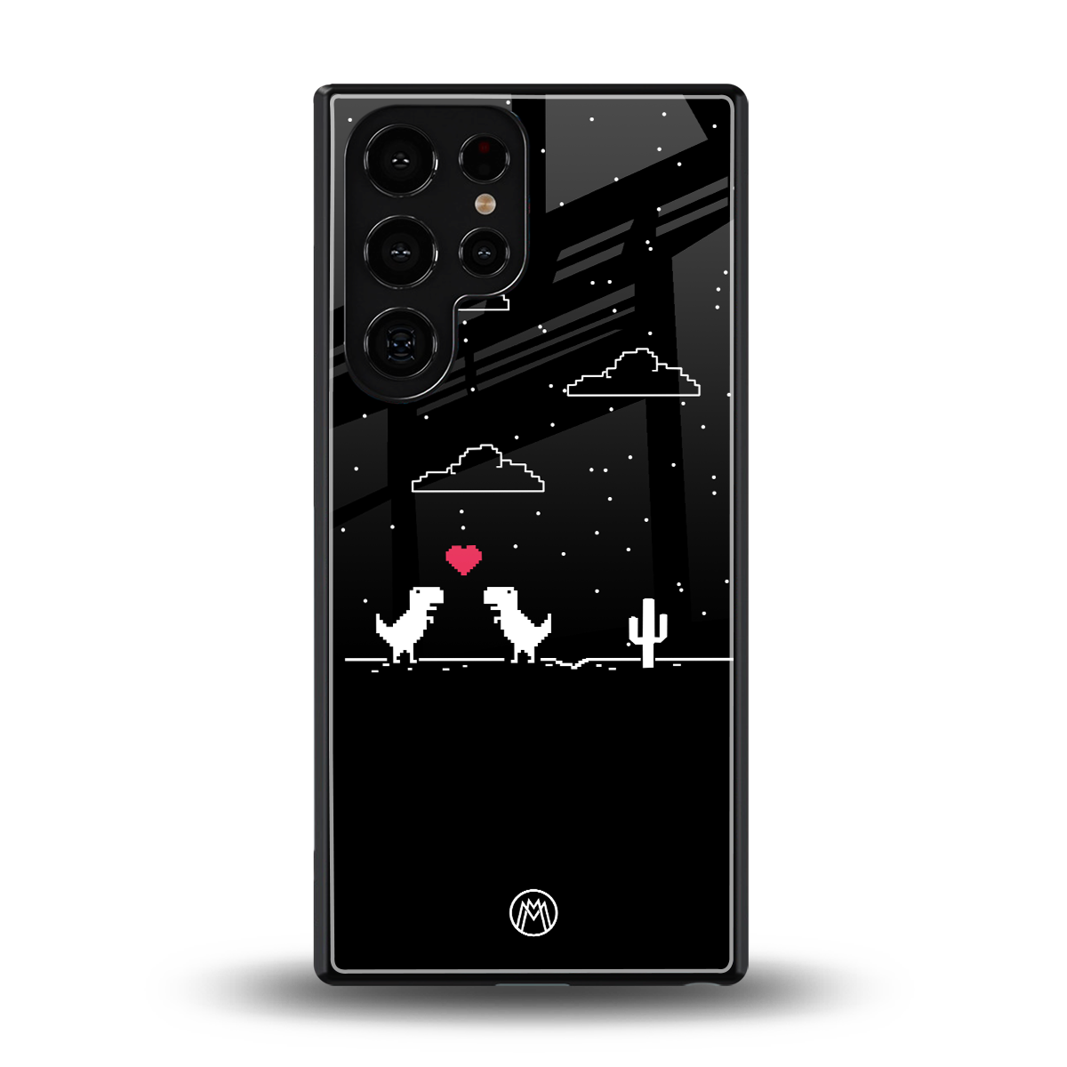 t-rex back phone cover | glass case for samsung galaxy s25 ultra