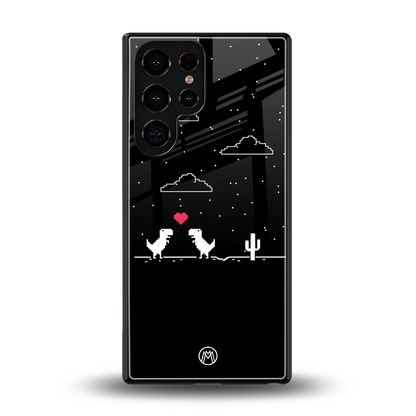 t-rex back phone cover | glass case for samsung galaxy s25 ultra