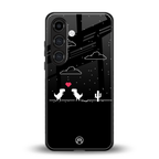 t-rex back phone cover | glass case for samsung galaxy s24 plus