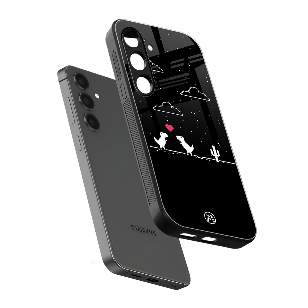 t-rex back phone cover | glass case for samsung galaxy s24