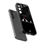 t-rex back phone cover | glass case for samsung galaxy s24