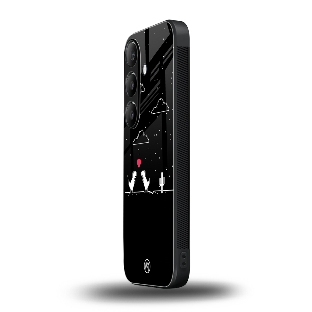 t-rex back phone cover | glass case for samsung galaxy s24