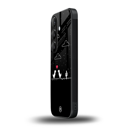 t-rex back phone cover | glass case for samsung galaxy s23 plus