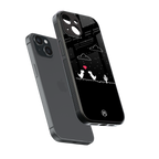 t-rex back phone cover | glass case for iphone 15