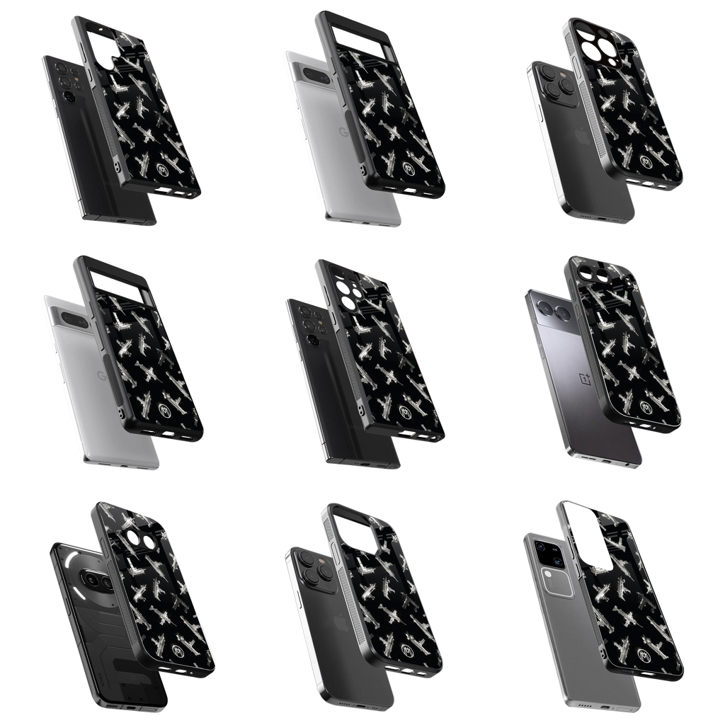 Durable Glass Back Mobile Case for iPhone, Samsung, OnePlus, Google Pixel, Redmi, Vivo, Oppo
