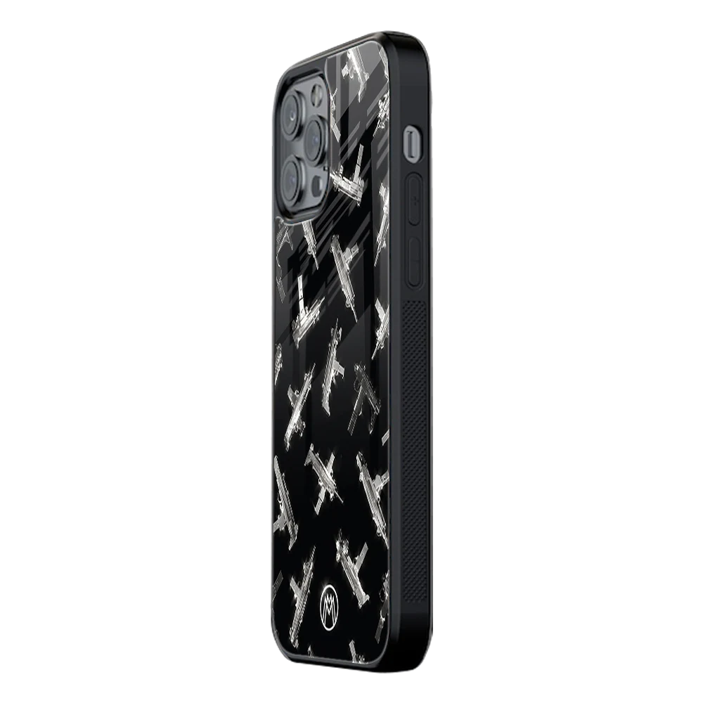 Slim Glass Back Phone Case for Multiple Brands iPhone, Samsung, Redmi, OnePlus, Oppo, Vivo