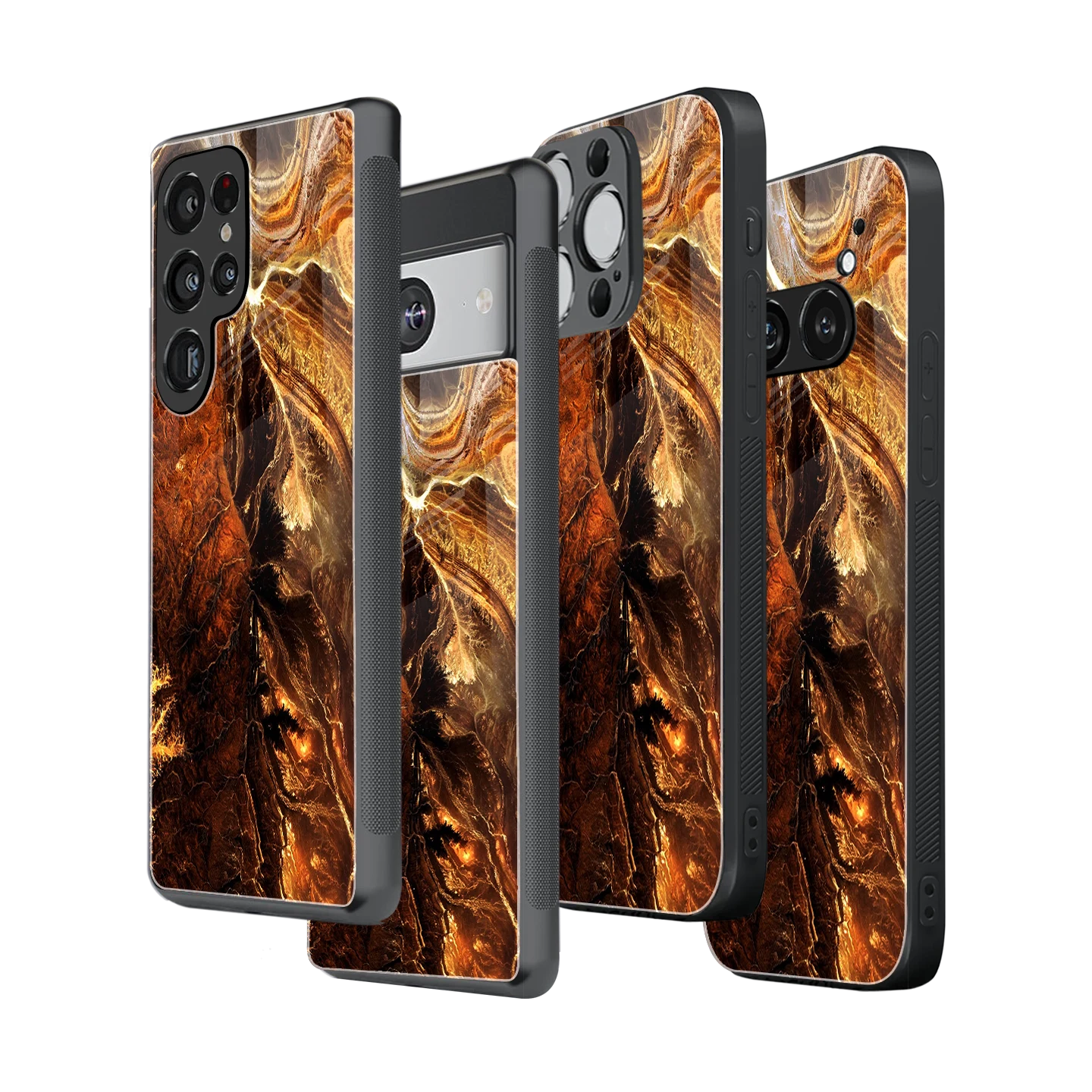 Stylish Glass Back Case for All Smartphones iPhone, Samsung, OnePlus, Pixel, Redmi, Oppo, Vivo, Motorola