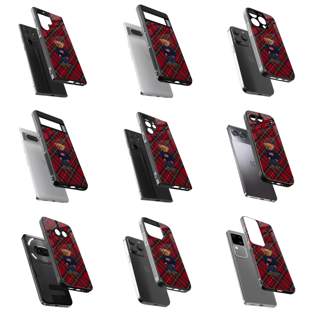 Durable Glass Back Mobile Case for iPhone, Samsung, OnePlus, Google Pixel, Redmi, Vivo, Oppo