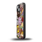 tasty food collage back phone cover | glass case for iphone 13 mini