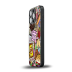 tasty food collage back phone cover | glass case for iphone 13 pro