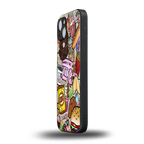tasty food collage back phone cover | glass case for iphone 14 plus
