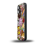 tasty food collage back phone cover | glass case for iphone 16