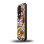 tasty food collage back phone cover | glass case for nothing phone 1