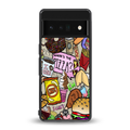 tasty food collage back phone cover | glass case for google pixel 6 pro
