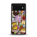 tasty food collage back phone cover | glass case for Google Pixel 6A