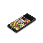 tasty food collage back phone cover | glass case for google pixel 6