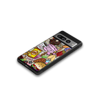 tasty food collage back phone cover | glass case for google pixel 7 pro