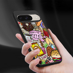 tasty food collage back phone cover | glass case for google pixel 9