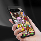 tasty food collage back phone cover | glass case for google pixel 9 pro xl
