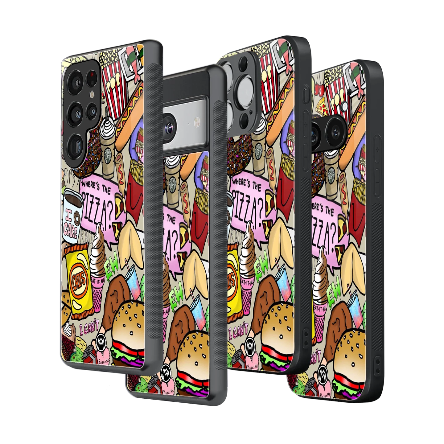 Stylish Glass Back Case for All Smartphones – iPhone, Samsung, OnePlus, Pixel, Redmi, Oppo, Vivo, Motorola