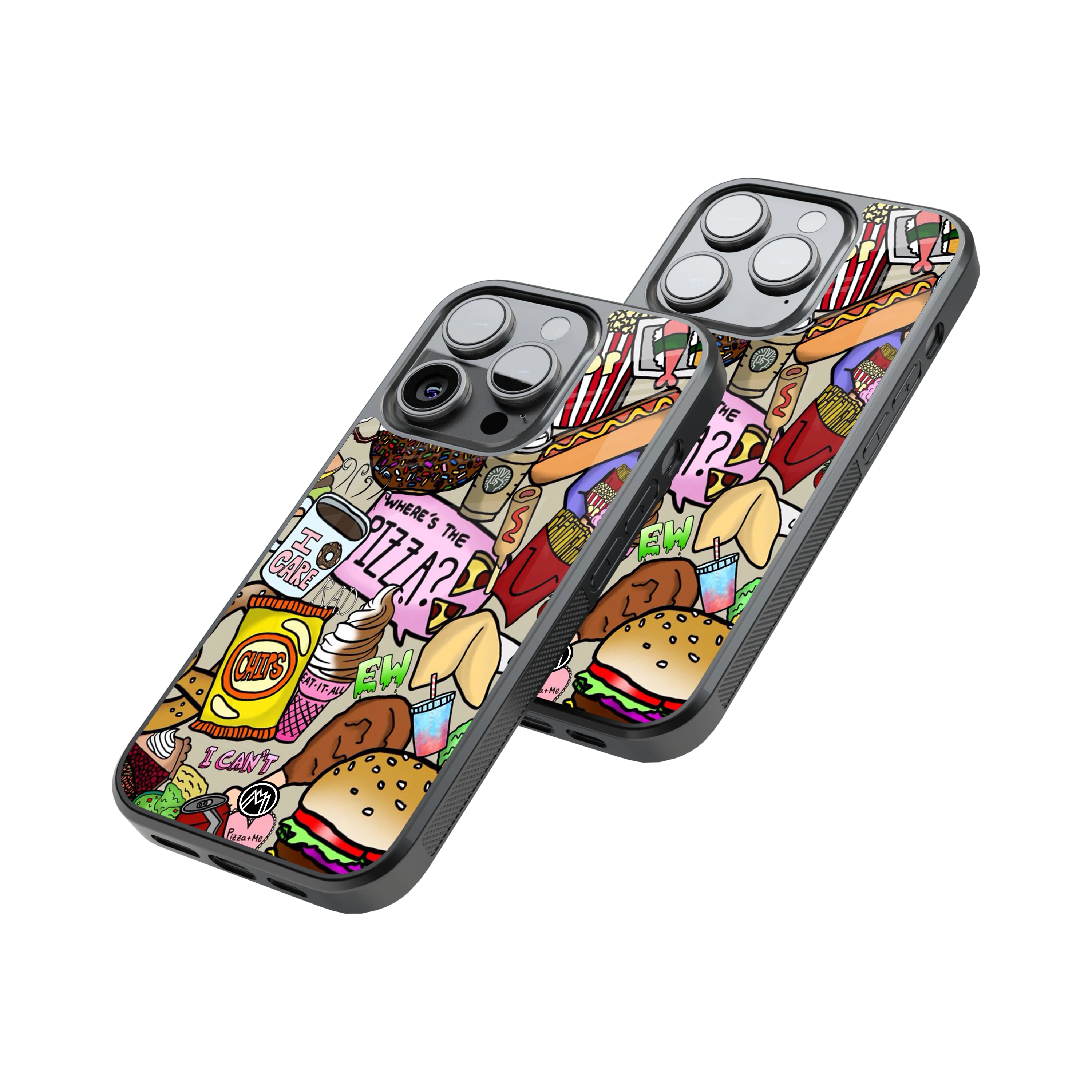 Protective Glass Back Phone Case Compatible with iPhone, Samsung, OnePlus, Pixel & More