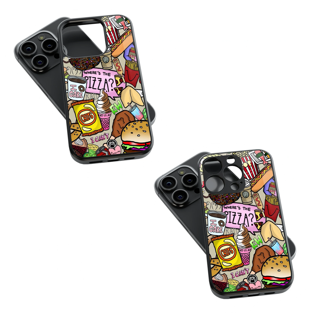 Trendy Glass Back Mobile Case for iPhone, Samsung, Redmi, OnePlus, Google Pixel, Motorola