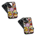 Trendy Glass Back Mobile Case for iPhone, Samsung, Redmi, OnePlus, Google Pixel, Motorola