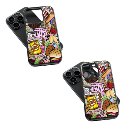 Trendy Glass Back Mobile Case for iPhone, Samsung, Redmi, OnePlus, Google Pixel, Motorola