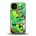taurus aesthetic collage back phone cover | glass case for iphone 15 plus