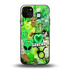 taurus aesthetic collage back phone cover | glass case for iphone 14 plus