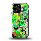 taurus aesthetic collage back phone cover | glass case for iphone 14 pro max