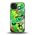 taurus aesthetic collage back phone cover | glass case for iphone 15