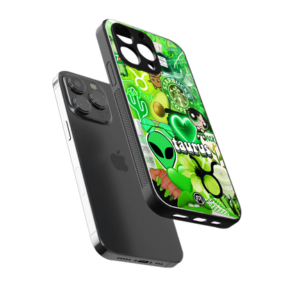 taurus aesthetic collage back phone cover | glass case for iphone 14 pro