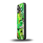 taurus aesthetic collage back phone cover | glass case for iphone 16 plus