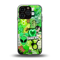taurus aesthetic collage back phone cover | glass case for iphone 16 pro