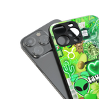 taurus aesthetic collage back phone cover | glass case for iphone 14 pro max